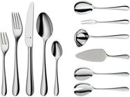 WMF Besteck-Set Merit (66-tlg), 12 Personen, Cromargan® Edelstahl Rostfrei 18/10, poliert