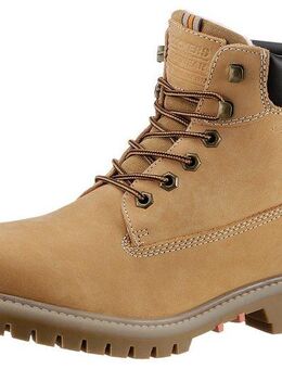 Dockers by Gerli Winterboots Workerboots, Schnürstiefel mit Blockabsatz