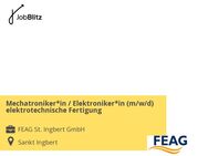 Mechatroniker*in / Elektroniker*in (m/w/d) elektrotechnische Fertigung - Sankt Ingbert