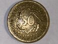 Münzen Weimarer Republik 50 Rentenpfennig 1924 A in 03042