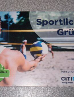 Privatpost Citipost Hannover Postkarte Ganzsache Beach Volleyball - Hannover