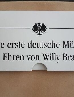 Die erste deutsche Münze zu Ehren Von Willy Brandt - Kassel