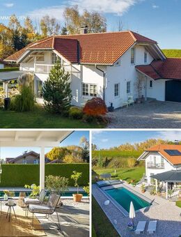 Uneinsehbar, entspannt, wohltuend: Exklusive Landhausvilla mit höchster Lebensqualität. - Saaldorf-Surheim