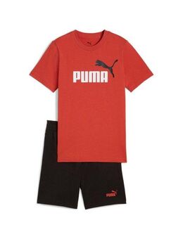 PUMA Trainingsanzug ESS 2 COLOR NO. 1 LOGO TEE AND SHORTS SET B (2-tlg)