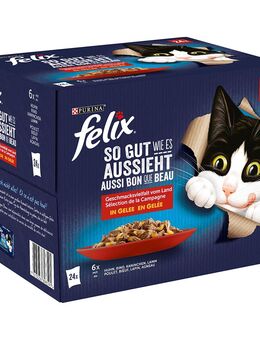 38 + 10 gratis! 48 x 85 g Felix Nassfutter - "So gut wie es aussieht" Mix I
