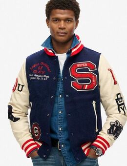 Superdry Parka COLLEGE VARSITY PATCHED BOMBER