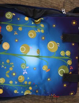 Tragetasche Beuteltasche Retrotasche Sci -Fi Vintage Uni von 70sup Flowerpower - Neuenhagen (Berlin)