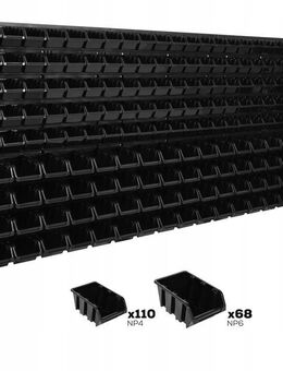 Werkstatt Garage Werkstattregal Werkzeugwand Werkzeugtafel 174x78cm Wand Set544 - Wuppertal