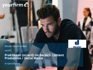 Praktikant (m/w/d) im Bereich Content Production / Social Media - Gersthofen