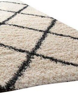 Paco Home Hochflor-Teppich Kalmar 441, rechteckig, Höhe: 40 mm, Scandi Design, Rauten Muster, weich & kuschelig, Kundenliebling