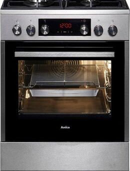 Amica Gas-Standherd SHEG 914 121 E, mit Teleskopauszug nachrüstbar, Steam Clean