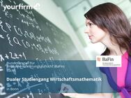 Dualer Studiengang Wirtschaftsmathematik - Bonn