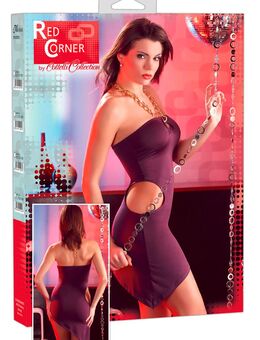 Neckholderkleid in Violett Asymmetrisch Gr. S - Espenau
