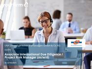 Associate International Due Diligence / Project Risk Manager (m/w/d) - Dresden