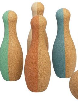 KORKO Spiel Bowlingset, Kinderspiel, Made in Europe