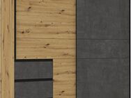 FORTE Schwebetürenschrank Winn, Schiebetürenschrank mit 3 Schubladen, Made in Europe (In 2 Größen erhältlich - B/H/T ca. 170x200,5x61cm und 200x200,5x61cm) verschiedene Größen und Farben, sehr viel Stauraum