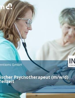 Psychologischer Psychotherapeut (m/w/d) Vollzeit / Teilzeit - Frankfurt (Main)
