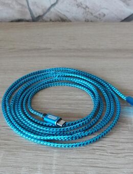 Universal Micro-USB Nylon Ladekabel / Datenkabel – Sync Kabel 2m „grün“ - Andernach