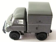 Deutsche Bundespost Fernmeldedienst - Unimog 411 mit Kastenaufbau - Lkw - von Brekina - Doberschütz