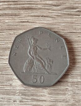 Münze 50 new pence 1969 - Versmold