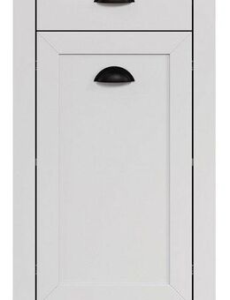 Home affaire Badkommode, Unterschrank mit Muschelgriffen im Landhausstil - (B/T/H) 46/33/84 cm