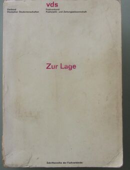 Zur Lage von Publizistik- und Zeitungswissenschaft (1967) - Münster