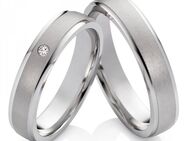 Trauringe aus 925 Silber mit Echtem DIAMANT SB36 - Aholming