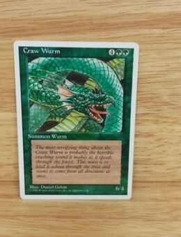 Magic The Gathering-Sammelkarte-Craw Wurm - Nörvenich