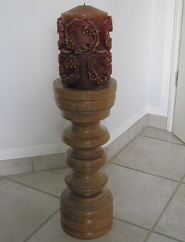 Kerzenständer 70cm aus Eiche - Bad Münstereifel