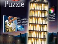 Ravensburger 3D-Puzzle Schiefer Turm von Pisa bei Nacht, 216 Puzzleteile, mit Farbwechsel LEDs, Made in Europe