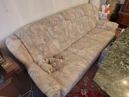 Wohnzimmer-Couch (Schlafcouch) mit 1 Sessel - Bad Homburg (Höhe)