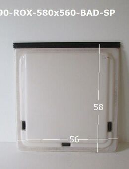 Bürstner Wohnwagenfenster ca 58 x 56 SONDERPREIS (Roxite 04 D398) zB Bürstner 5104 BADFENSTER - Schotten Zentrum