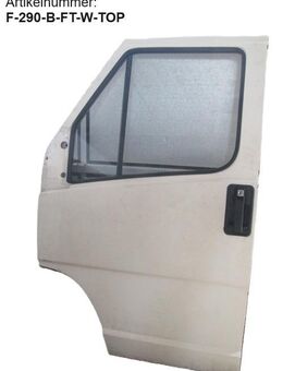 Tür Fahrerseite original Fiat Ducato 290 weiß ca 146 x 97 gebraucht (Fahrertür) mit Scheiben, Innenfutter - Schotten Zentrum