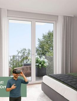 QQI: Neubau-Wohnung im 1. Obergeschoss: 3-Zimmer-Wohnung mit drei Balkonen und viel Raum - München