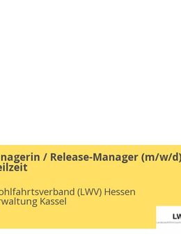 Release-Managerin / Release-Manager (m/w/d) Vollzeit / Teilzeit - Kassel