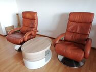 2x Relaxsessel aus hochwertigem Leder - Furth (Wald) Zentrum