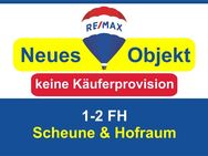 Keine Käuferprovision! Kaufen Sie ab € 459,- mtl.*/1-2 FH, Scheune m. Garage, Hofraum, Freisitz ! - Collenberg