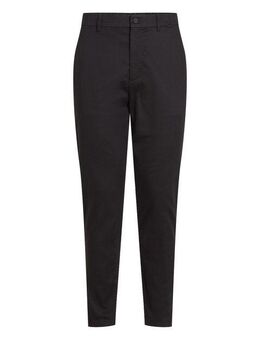 Calvin Klein Chinohose SATEEN STRETCH TAPERED mit Logoprägung