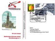 BRD: 25.06.2009, "Kanu-EM, Brandenburg an der Havel", Verein, Ganzstück (Umschlag), BRD MiNr. 2585, Sonderstempel, echt gelaufen - Brandenburg (Havel)