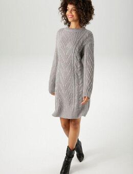 Aniston CASUAL Strickkleid im trendigen Muster-Mix - NEUE KOLLEKTION
