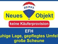 Keine Käuferprovision! Kaufen Sie ab € 499,- mtl.* / EFH m. Hofraum & sehr gut erhaltener Scheune! - Schneeberg (Bayern)