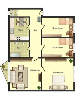 Renovierte 4-Zimmer-Wohnung in Ahlen - Ahlen