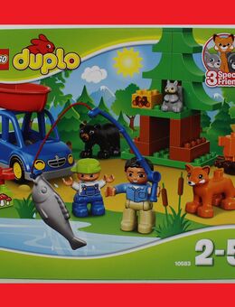 NEU LEGO 10583 Duplo Angelausflug Auto Boot Fisch Bär Eichhörnchen Fuchs Angeln Figuren Tiere - Gaggenau