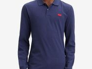 Levi's® Langarm-Poloshirt mit Logo Stickerei