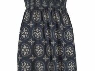 LASCANA Bandeaukleid mit gesmoktem Oberteil im Alloverdruck, schulterfreies Sommerkleid