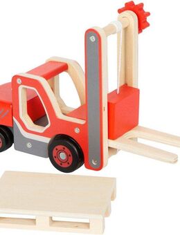 Small Foot Spielzeug-Gabelstapler Gabelstapler mit Palette