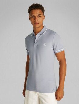 Calvin Klein Jeans Poloshirt TIPPING SLIM POLO mit Streifendetail am Kragen