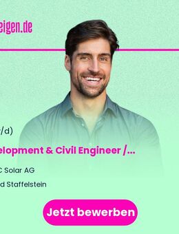 Development & Civil Engineer / Statiker (m/w/d) - Bad Staffelstein