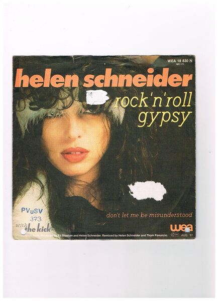 Helen Schneider-Rock´n Roll Gypsy-Don´t let me be misunderstood-Vinyl-SL,1981 - Linnich
