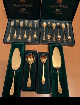goldene Kaffeetafel von BSF 24 Karat feinvergoldet - Dortmund